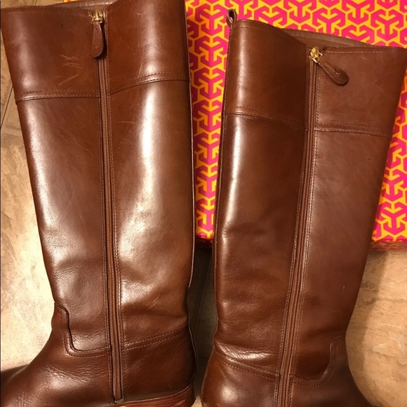 Tory burch riding boots sz 10.5 - Picture 4 of 5